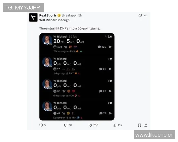 湾区主播质疑科尔对理查德和库明加坐板凳的解释前后不一令人困惑